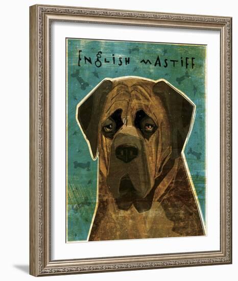 English Mastiff (Brindle)-John Golden-Framed Giclee Print
