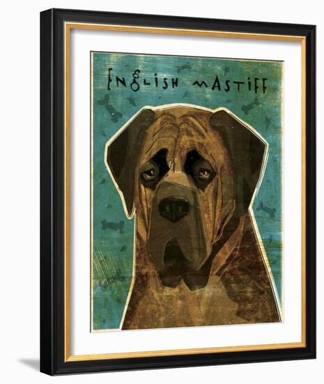 English Mastiff (Brindle)-John Golden-Framed Giclee Print