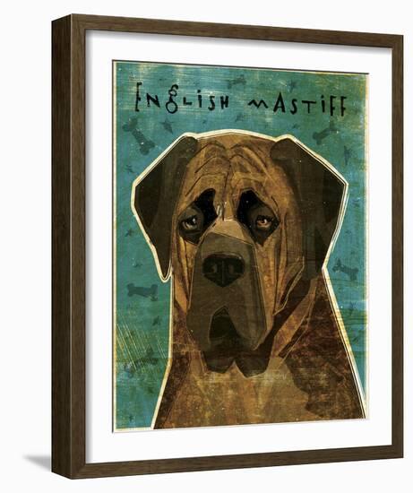 English Mastiff (Brindle)-John Golden-Framed Giclee Print