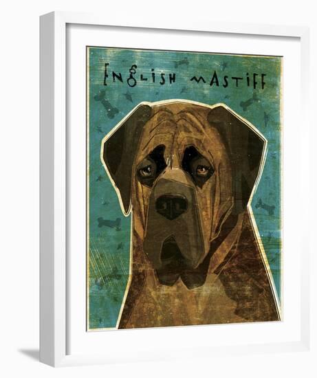 English Mastiff (Brindle)-John Golden-Framed Giclee Print