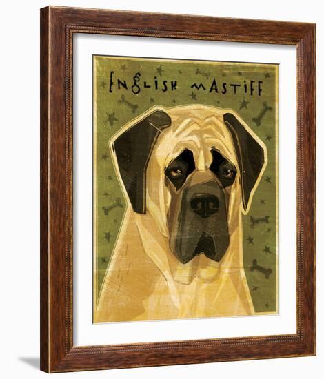 English Mastiff-John Golden-Framed Giclee Print