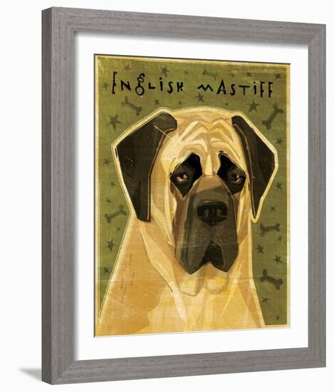 English Mastiff-John Golden-Framed Giclee Print