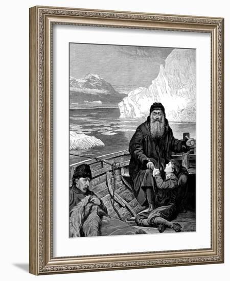 English Navigator Henry Hudson on His Last Voyage-John Collier-Framed Giclee Print