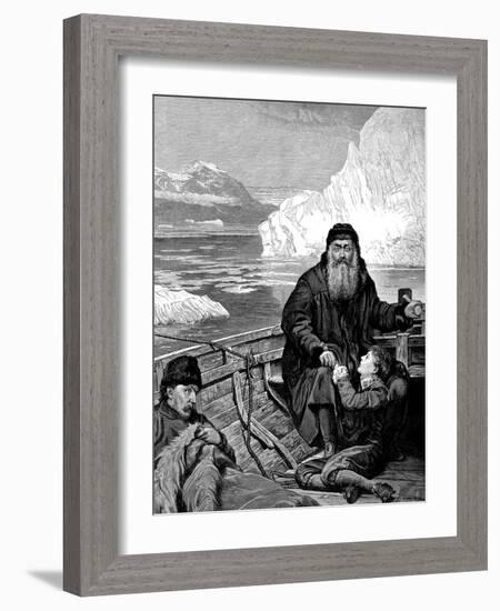 English Navigator Henry Hudson on His Last Voyage-John Collier-Framed Giclee Print