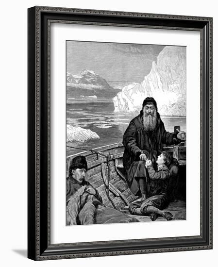 English Navigator Henry Hudson on His Last Voyage-John Collier-Framed Giclee Print