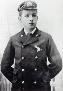 Ernest Shackleton, Aged 16, Wearing His White Star Line Uniform, 1890 by English Photographer