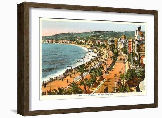 English Promenade, Nice, France-null-Framed Art Print