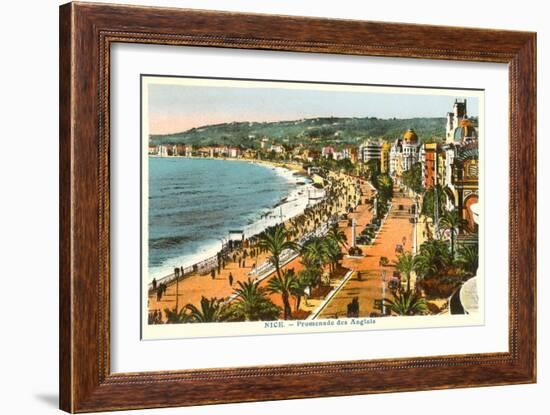 English Promenade, Nice, France-null-Framed Art Print