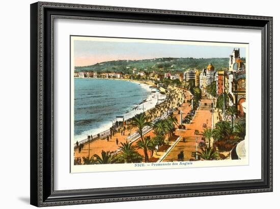 English Promenade, Nice, France-null-Framed Art Print