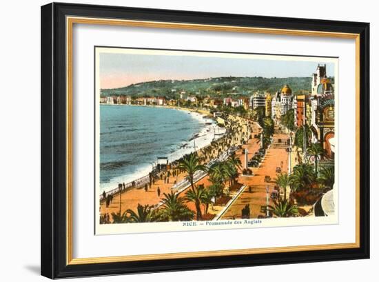 English Promenade, Nice, France-null-Framed Art Print