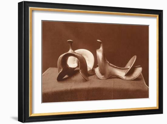 English Saddles, Photograph-null-Framed Art Print