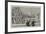 English Sailors Cheering a Homeward Bound French Ironclad at Hongkong-null-Framed Giclee Print