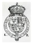 Coat of Arms of Queen Elizabeth I-English School-Giclee Print