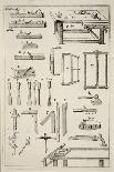 Woodworking Tools, from Mechanick Exercises: or the Doctrine of Handy-Works Applied to the Art of P-English School-Giclee Print