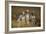 English Setter Dogs Three in Row-null-Framed Photographic Print