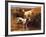 English Setters in a Marshland-Thomas Blinks-Framed Art Print