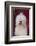 English Sheepdog Sitting on the Steps-DLILLC-Framed Photographic Print