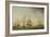 English Ships under Sail in a Very Light Breeze-Charles Brooking-Framed Giclee Print