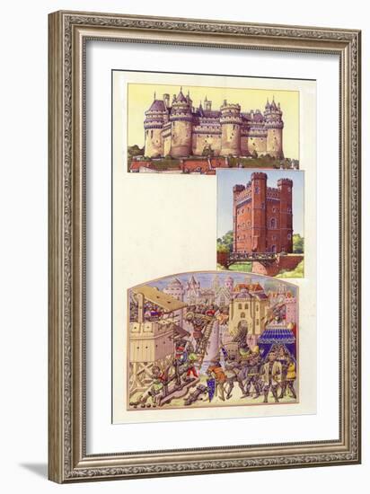 English Soldiers Attacking a Spanish Town-Pat Nicolle-Framed Giclee Print