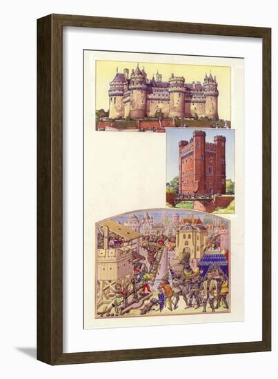 English Soldiers Attacking a Spanish Town-Pat Nicolle-Framed Giclee Print