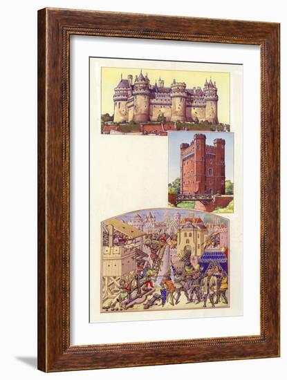 English Soldiers Attacking a Spanish Town-Pat Nicolle-Framed Giclee Print