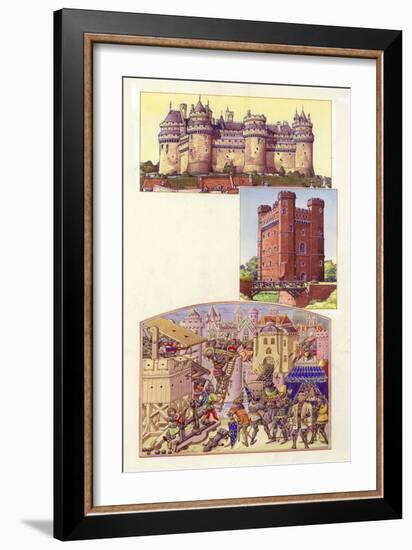 English Soldiers Attacking a Spanish Town-Pat Nicolle-Framed Giclee Print