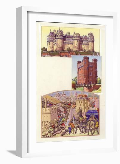 English Soldiers Attacking a Spanish Town-Pat Nicolle-Framed Giclee Print