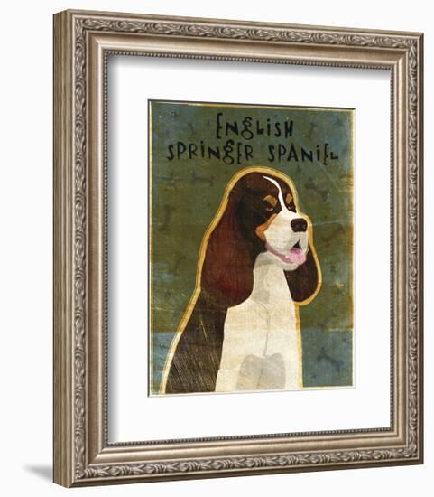 English Springer Spaniel (tri-color)-John Golden-Framed Giclee Print