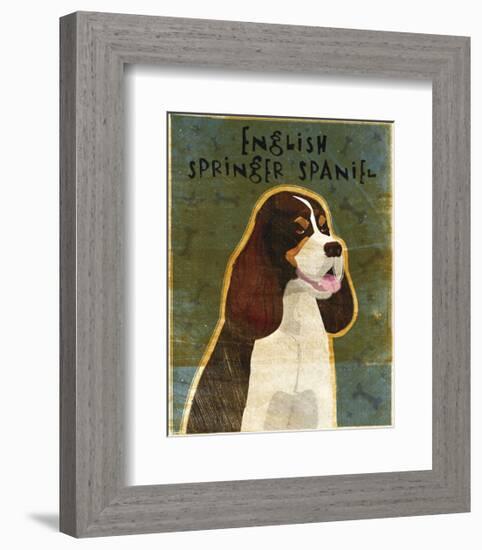 English Springer Spaniel (tri-color)-John Golden-Framed Giclee Print