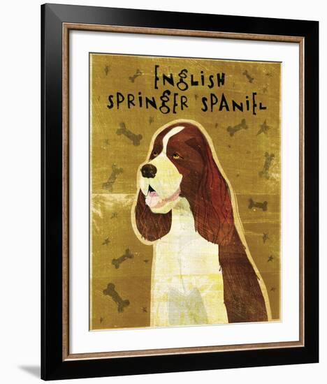 English Springer Spaniel-John W^ Golden-Framed Art Print