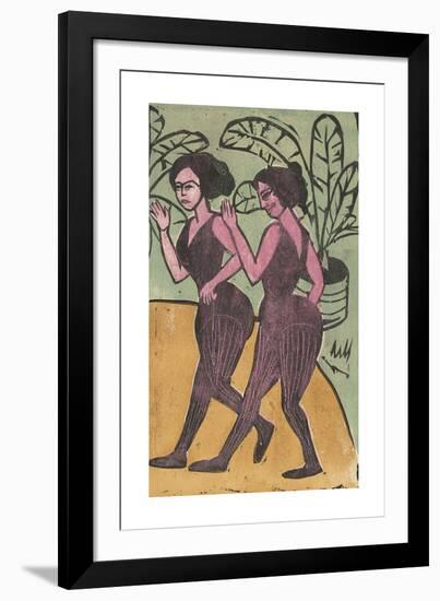 English Step Dancers-Ernst Ludwig Kirchner-Framed Premium Giclee Print