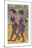 English Step Dancers-Ernst Ludwig Kirchner-Mounted Premium Giclee Print