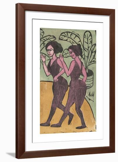 English Step Dancers-Ernst Ludwig Kirchner-Framed Premium Giclee Print