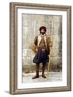 English Tudor Period Archer, 16th Century, Historical Re-Enactment-null-Framed Giclee Print