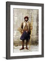 English Tudor Period Archer, 16th Century, Historical Re-Enactment-null-Framed Giclee Print