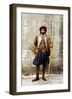 English Tudor Period Archer, 16th Century, Historical Re-Enactment-null-Framed Giclee Print