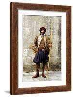 English Tudor Period Archer, 16th Century, Historical Re-Enactment-null-Framed Giclee Print