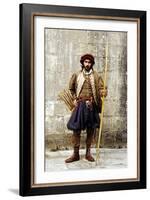 English Tudor Period Archer, 16th Century, Historical Re-Enactment-null-Framed Giclee Print