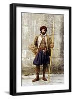 English Tudor Period Archer, 16th Century, Historical Re-Enactment-null-Framed Giclee Print