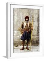 English Tudor Period Archer, 16th Century, Historical Re-Enactment-null-Framed Giclee Print