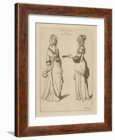 English Women, 1644-Wenceslaus Hollar-Framed Giclee Print