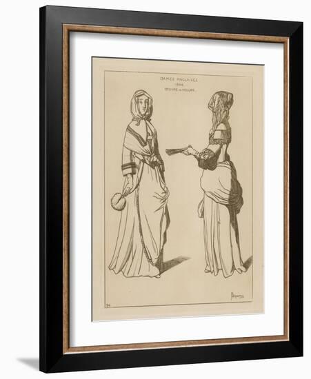 English Women, 1644-Wenceslaus Hollar-Framed Giclee Print