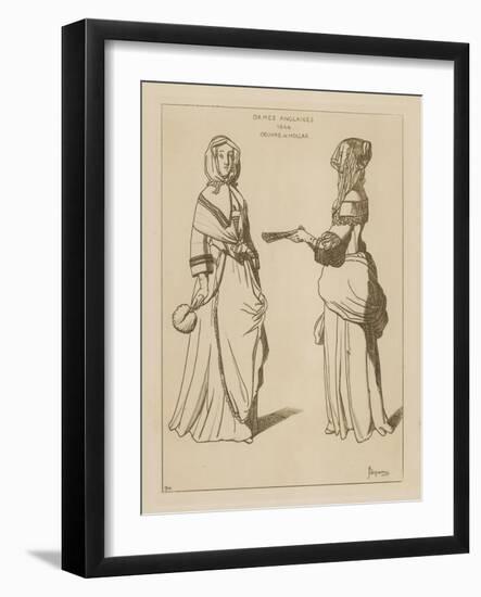 English Women, 1644-Wenceslaus Hollar-Framed Giclee Print