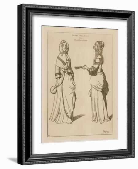 English Women, 1644-Wenceslaus Hollar-Framed Giclee Print