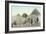 Englishmen Visiting Pyramids-null-Framed Art Print