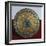 Engraved Gold Disk and Turquoise Mosaic, Artifact Originating from the Castle of Chichen Iza-null-Framed Giclee Print