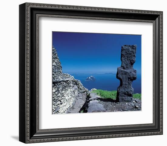 Engraved Irish Menhir-null-Framed Premium Giclee Print