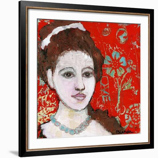 Engraved Love-Blenda Tyvoll-Framed Giclee Print