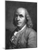 Engraved Portrait of Benjamin Franklin-null-Mounted Giclee Print