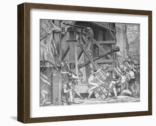 Engraving after the Catapult by Edward John Poynter-Philip Gendreau-Framed Giclee Print